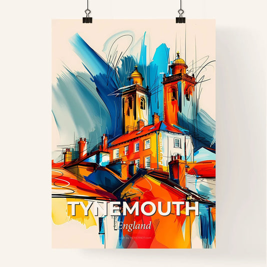 Vibrant Tynemouth, England Poster