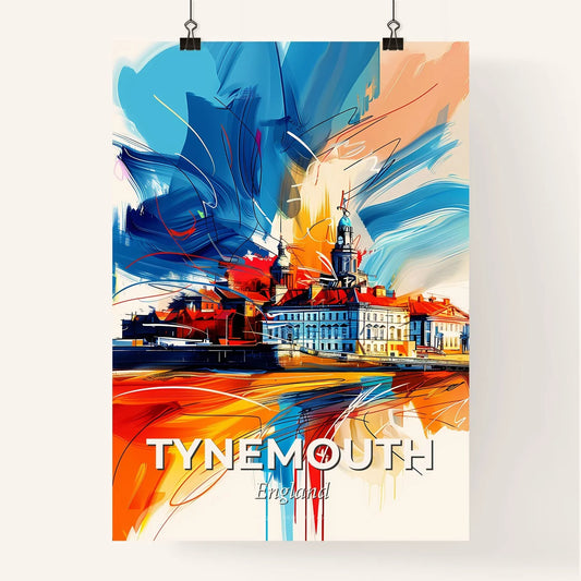 Vibrant Tynemouth, England Poster
