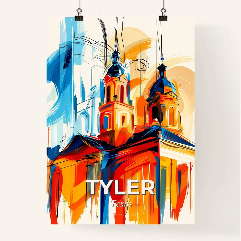 Vibrant Tyler, Texas Poster