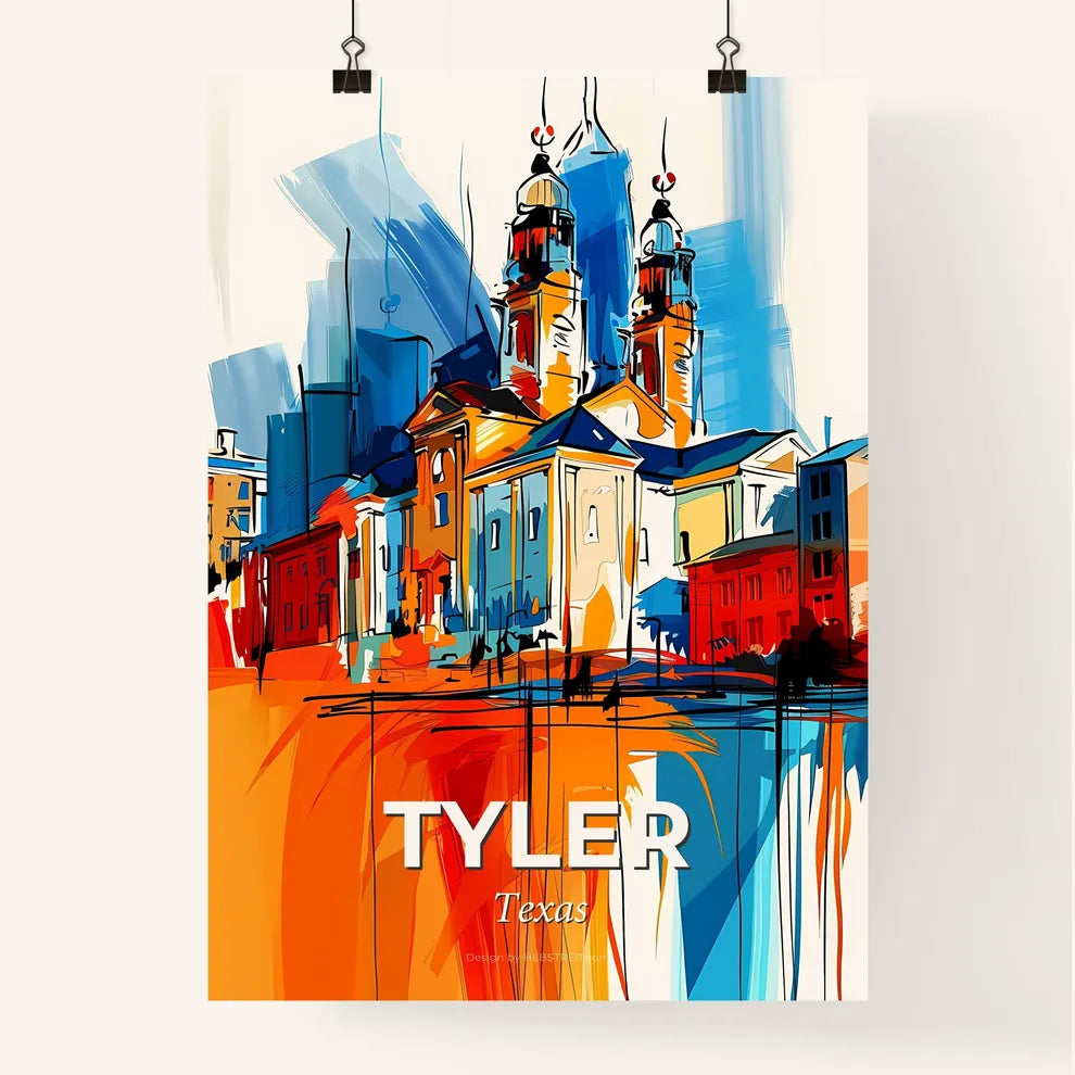 Vibrant Tyler, Texas Poster