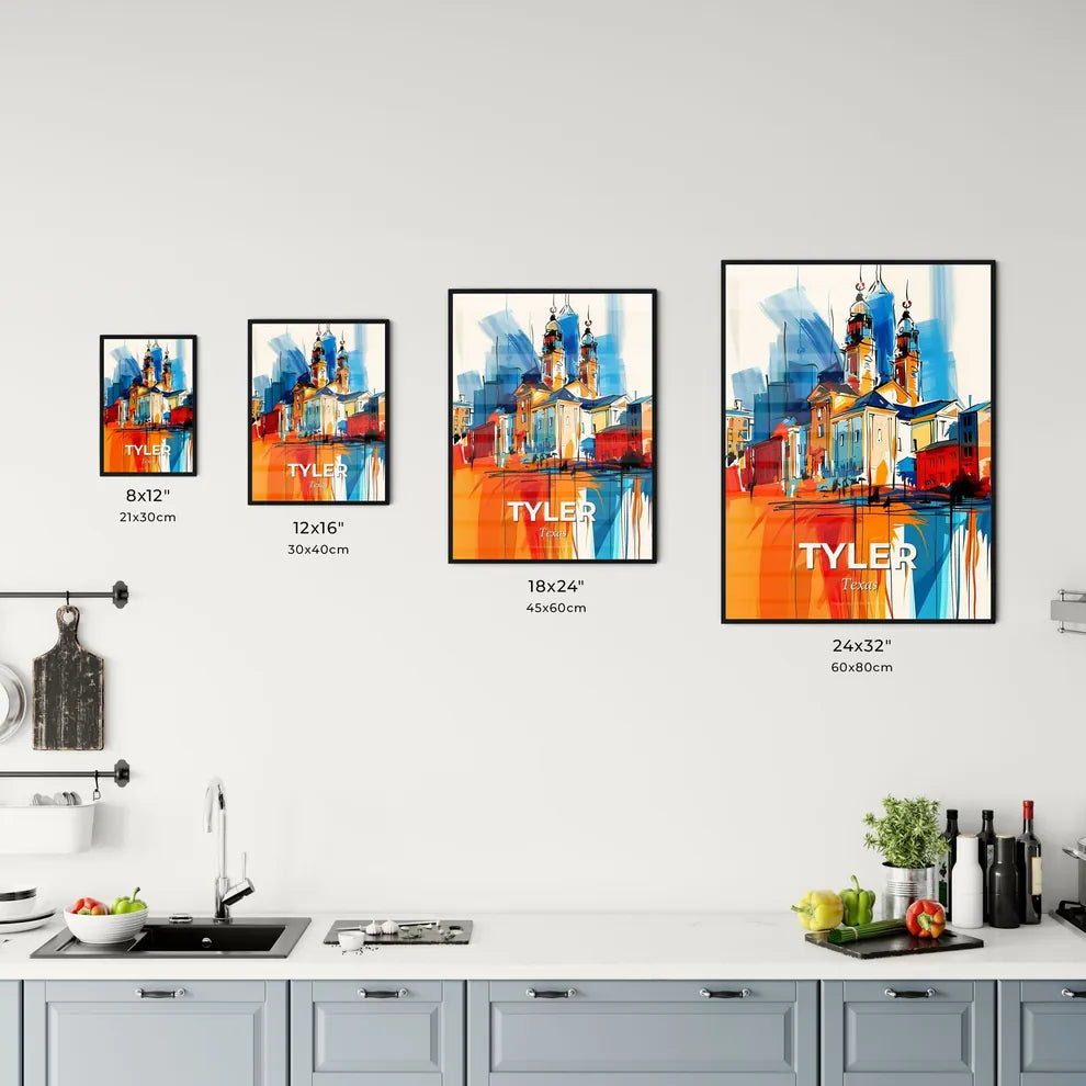 Vibrant Tyler, Texas Kitchen Art