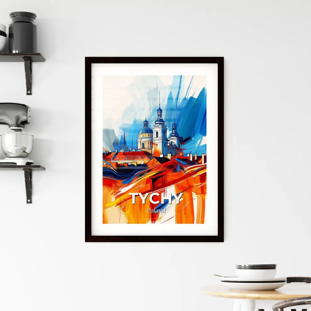 Vibrant Tychy, Poland Framed Print