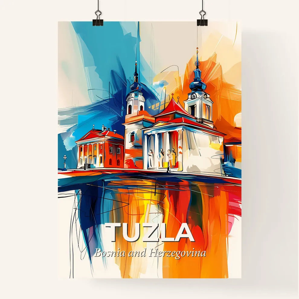 Vibrant Tuzla, Bosnia And Herzegovina Poster