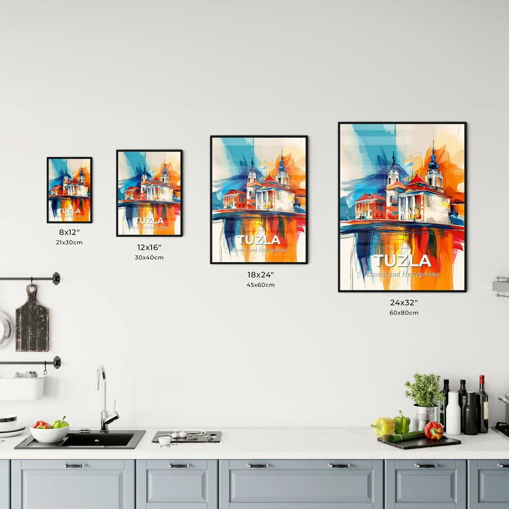Vibrant Tuzla, Bosnia And Herzegovina Kitchen Art