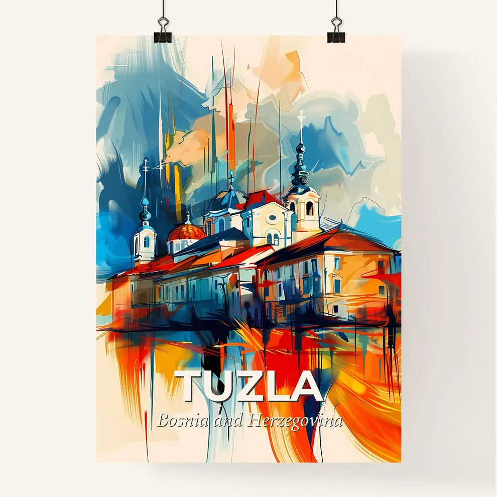 Vibrant Tuzla, Bosnia And Herzegovina Poster