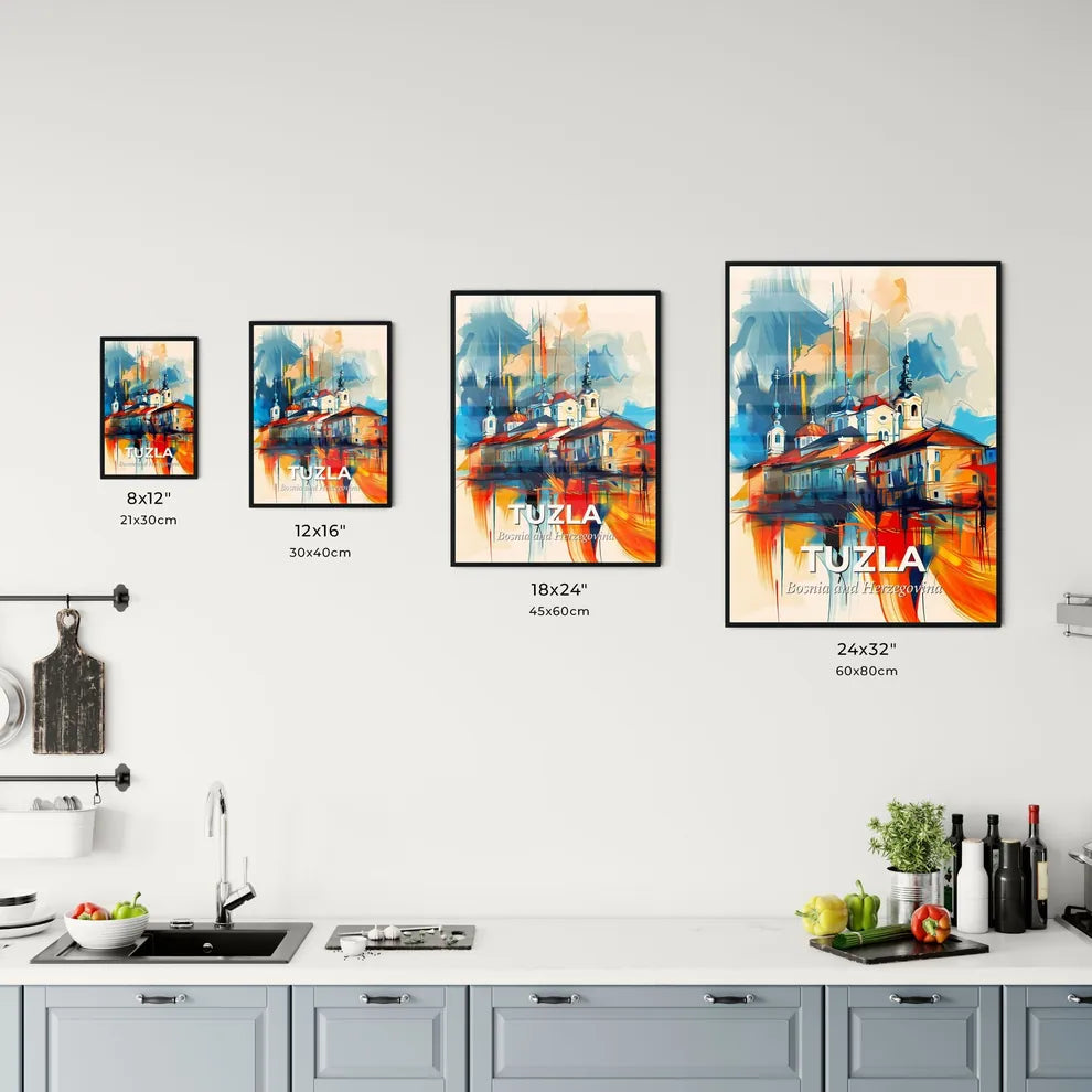 Vibrant Tuzla, Bosnia And Herzegovina Kitchen Art