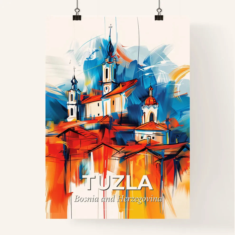 Vibrant Tuzla, Bosnia And Herzegovina Poster