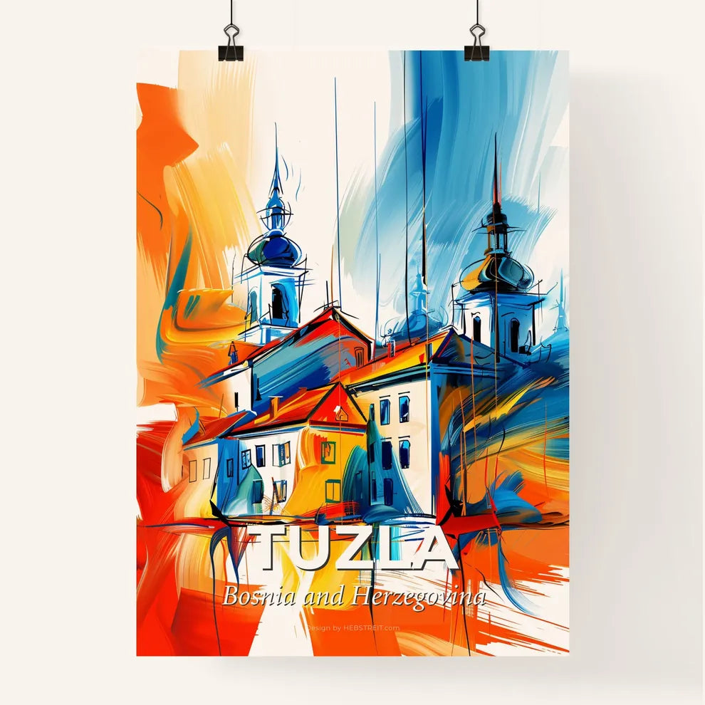 Vibrant Tuzla, Bosnia And Herzegovina Poster