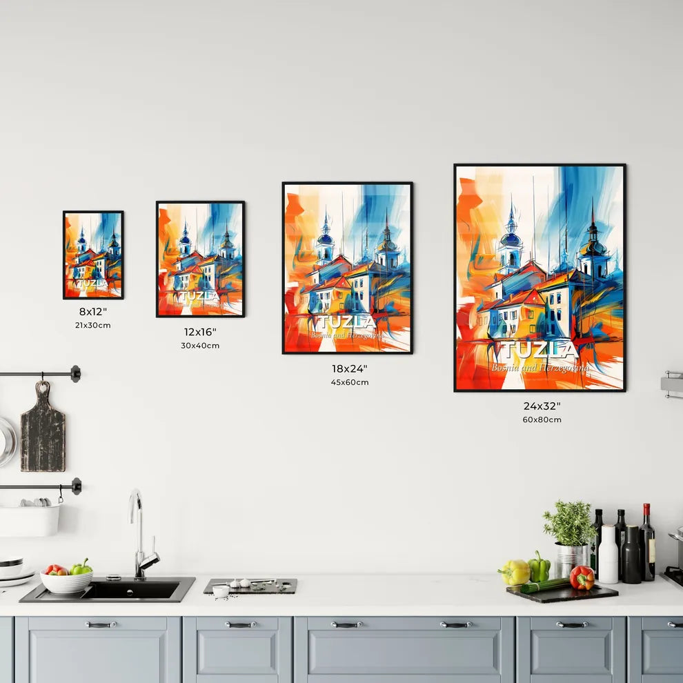 Vibrant Tuzla, Bosnia And Herzegovina Kitchen Art