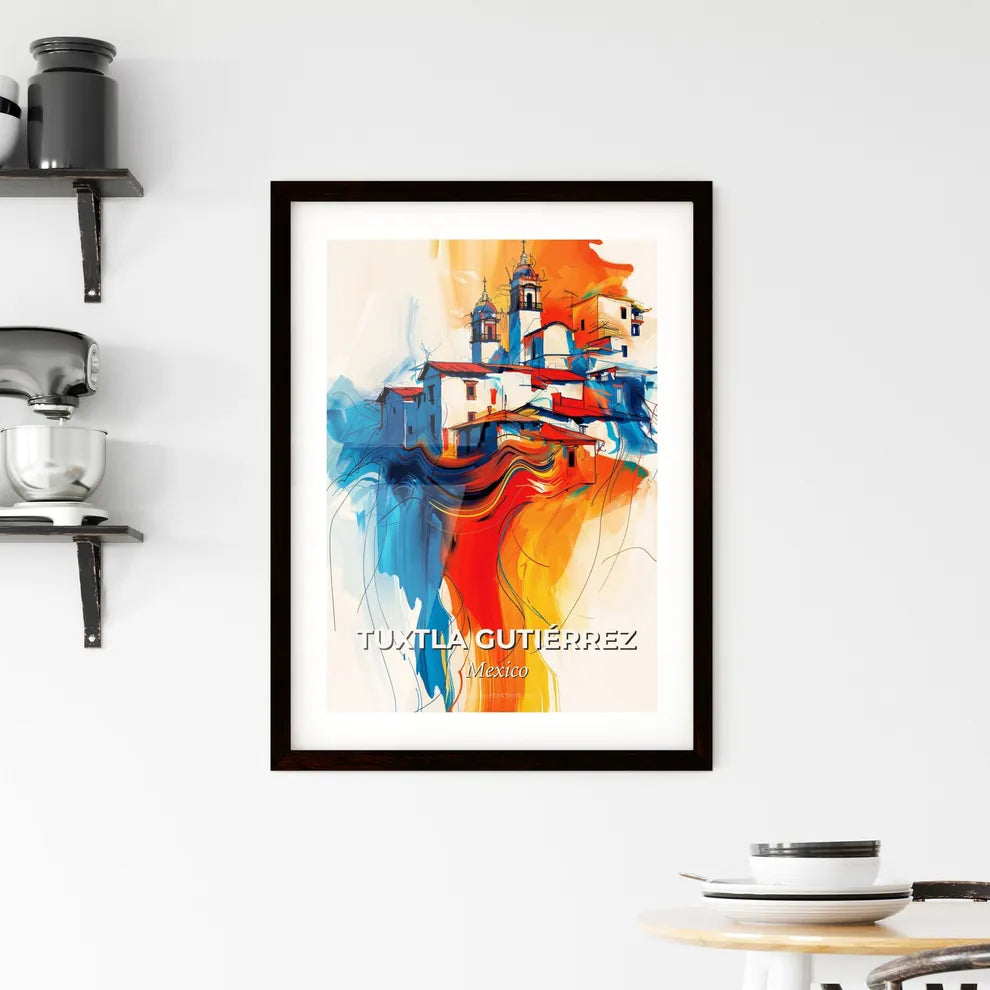 Vibrant Tuxtla Gutiérrez, Mexico Framed Print