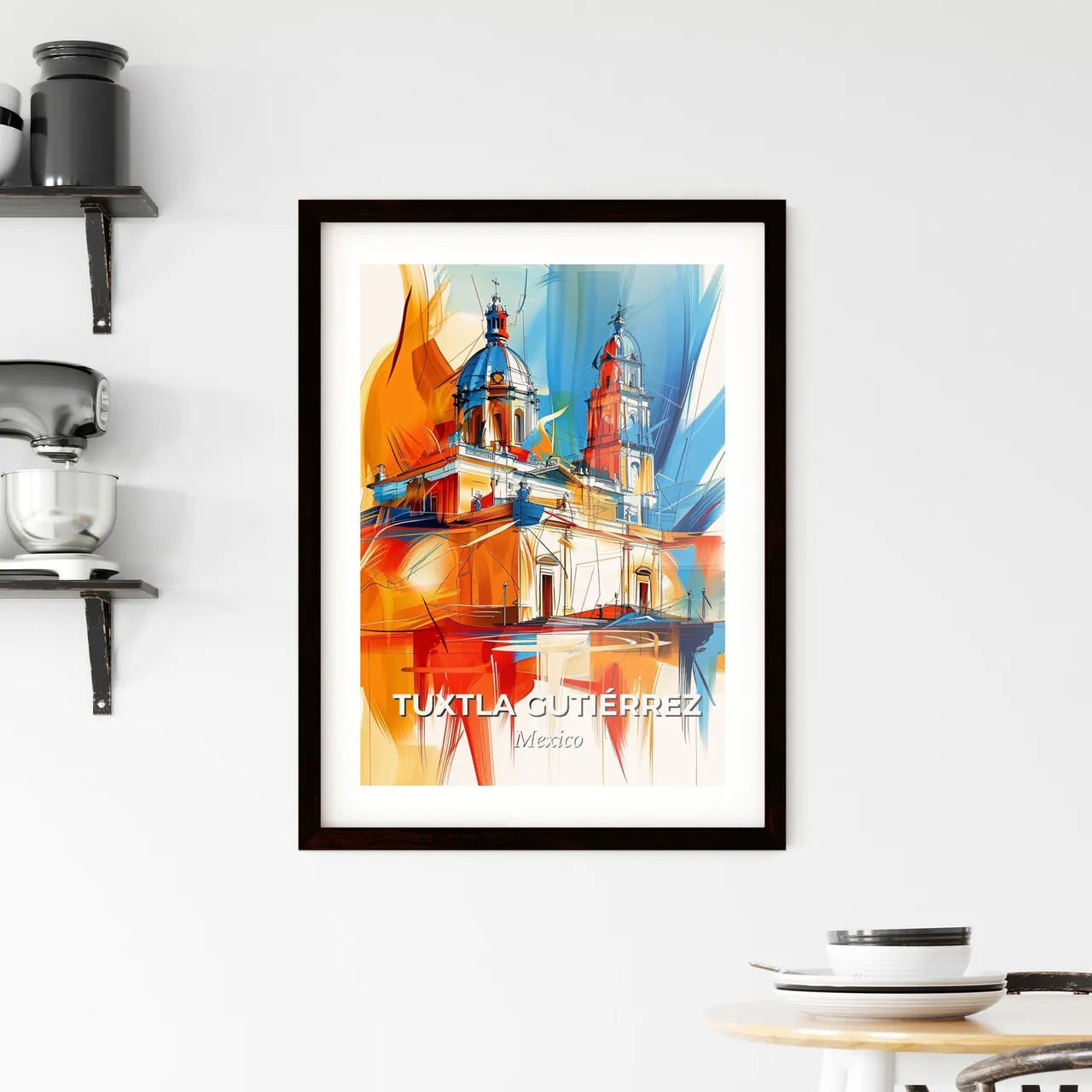 Vibrant Tuxtla Gutiérrez, Mexico Framed Print