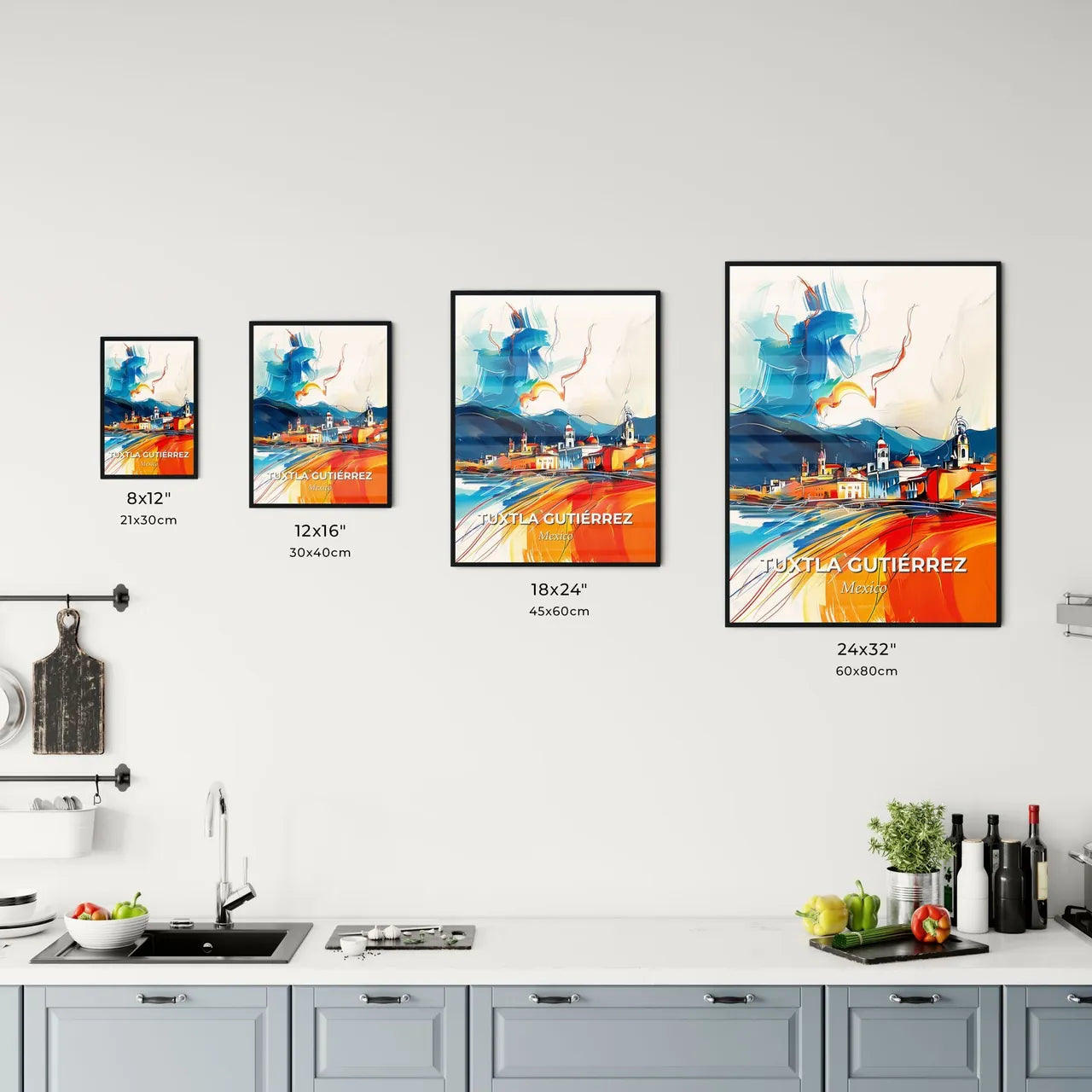 Vibrant Tuxtla Gutiérrez, Mexico Kitchen Art
