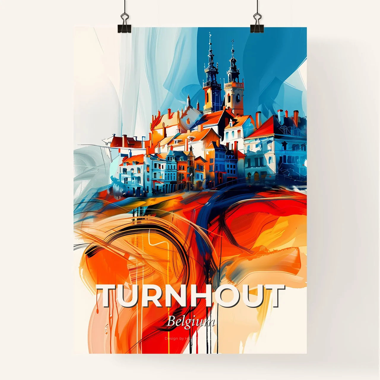Vibrant Turnhout, Belgium Poster