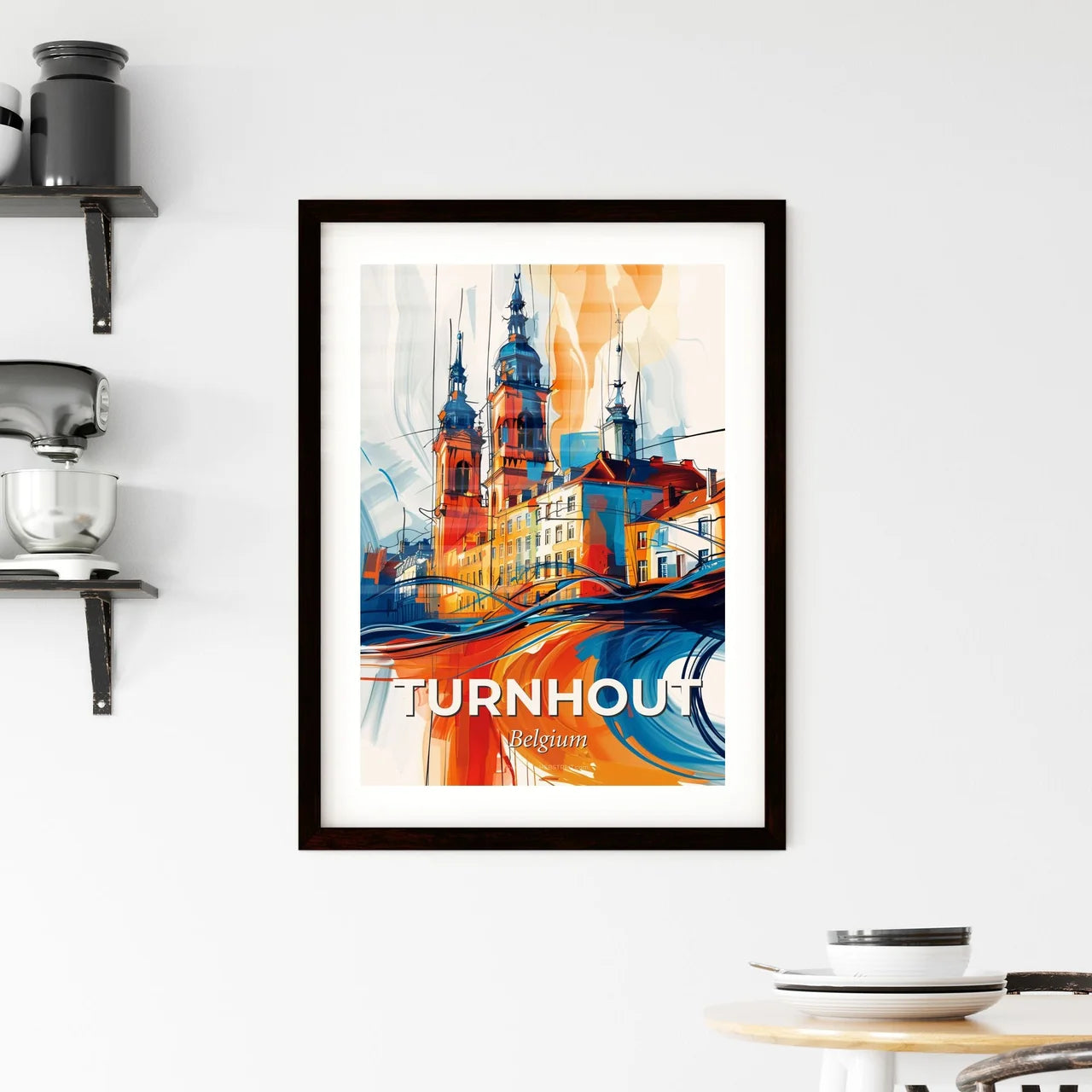 Vibrant Turnhout, Belgium Framed Print