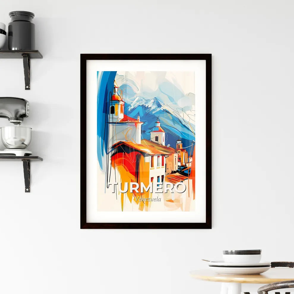 Vibrant Turmero, Venezuela Framed Print