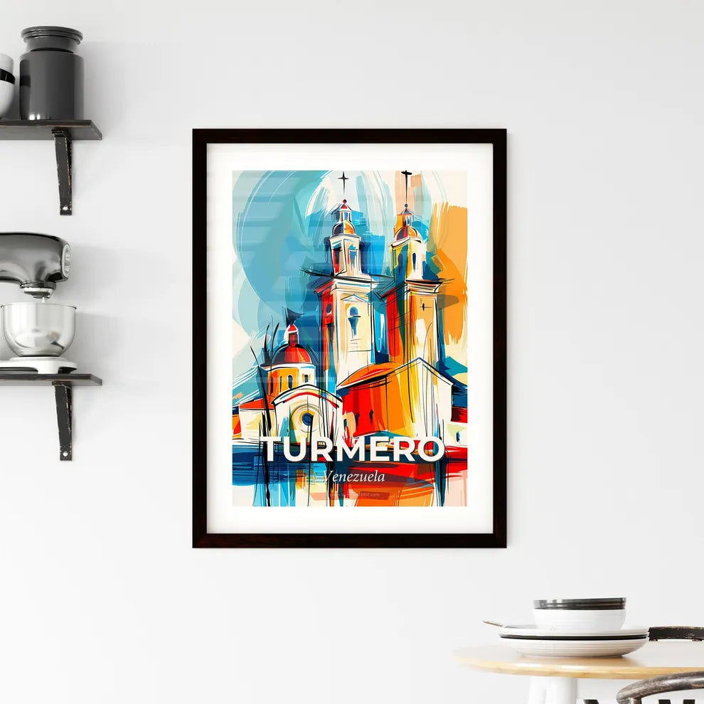 Vibrant Turmero, Venezuela Framed Print