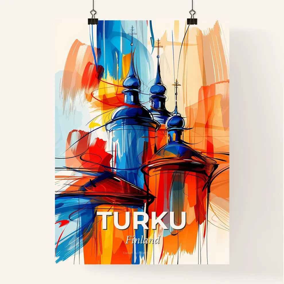 Vibrant Turku, Finland Poster