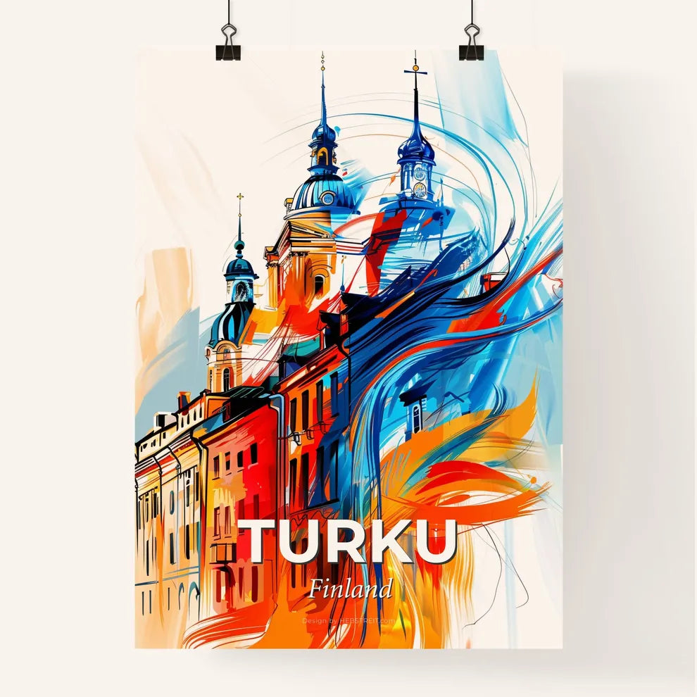 Vibrant Turku, Finland Poster
