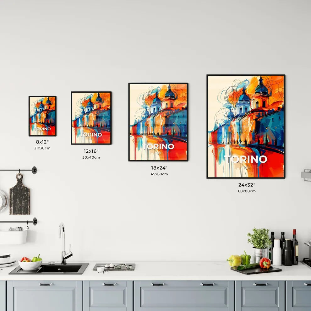 Vibrant Torino , Italy Kitchen Art
