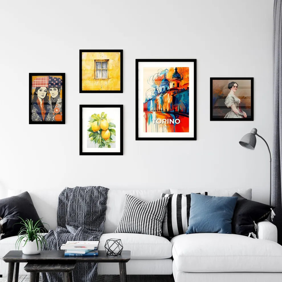 Vibrant Torino , Italy Wall Art Collection