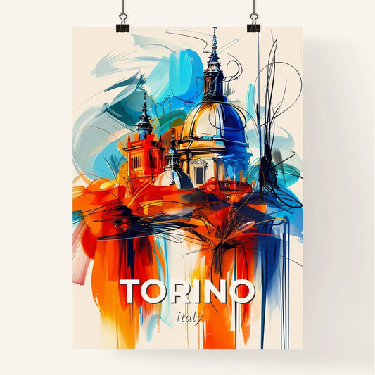 Vibrant Torino , Italy Poster