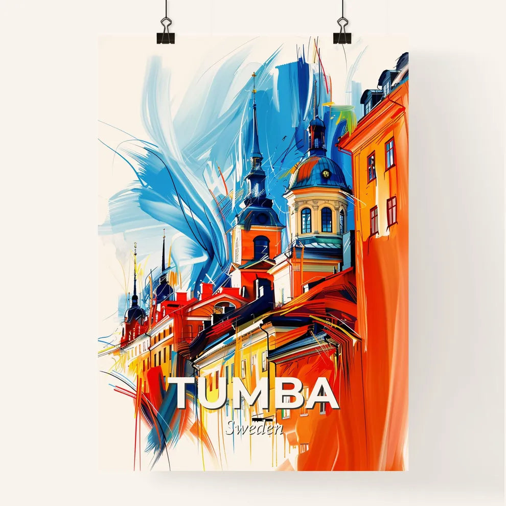 Vibrant Tumba, Sweden Poster