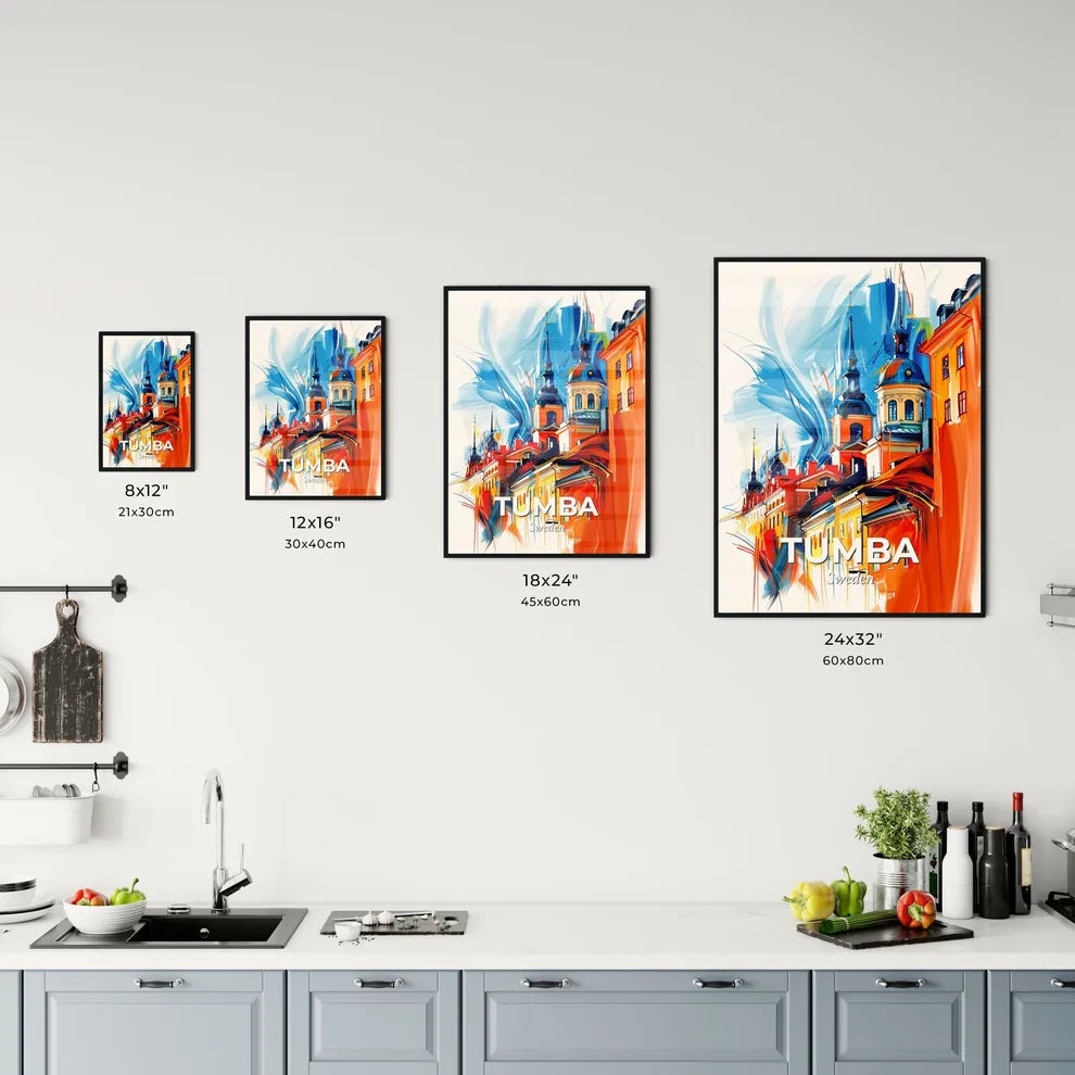 Vibrant Tumba, Sweden Kitchen Art