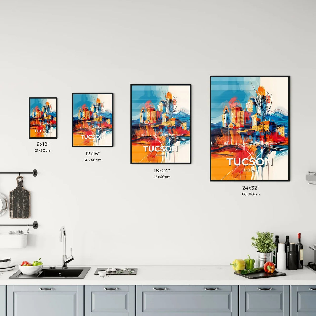 Vibrant Tucson, Arizona Kitchen Art