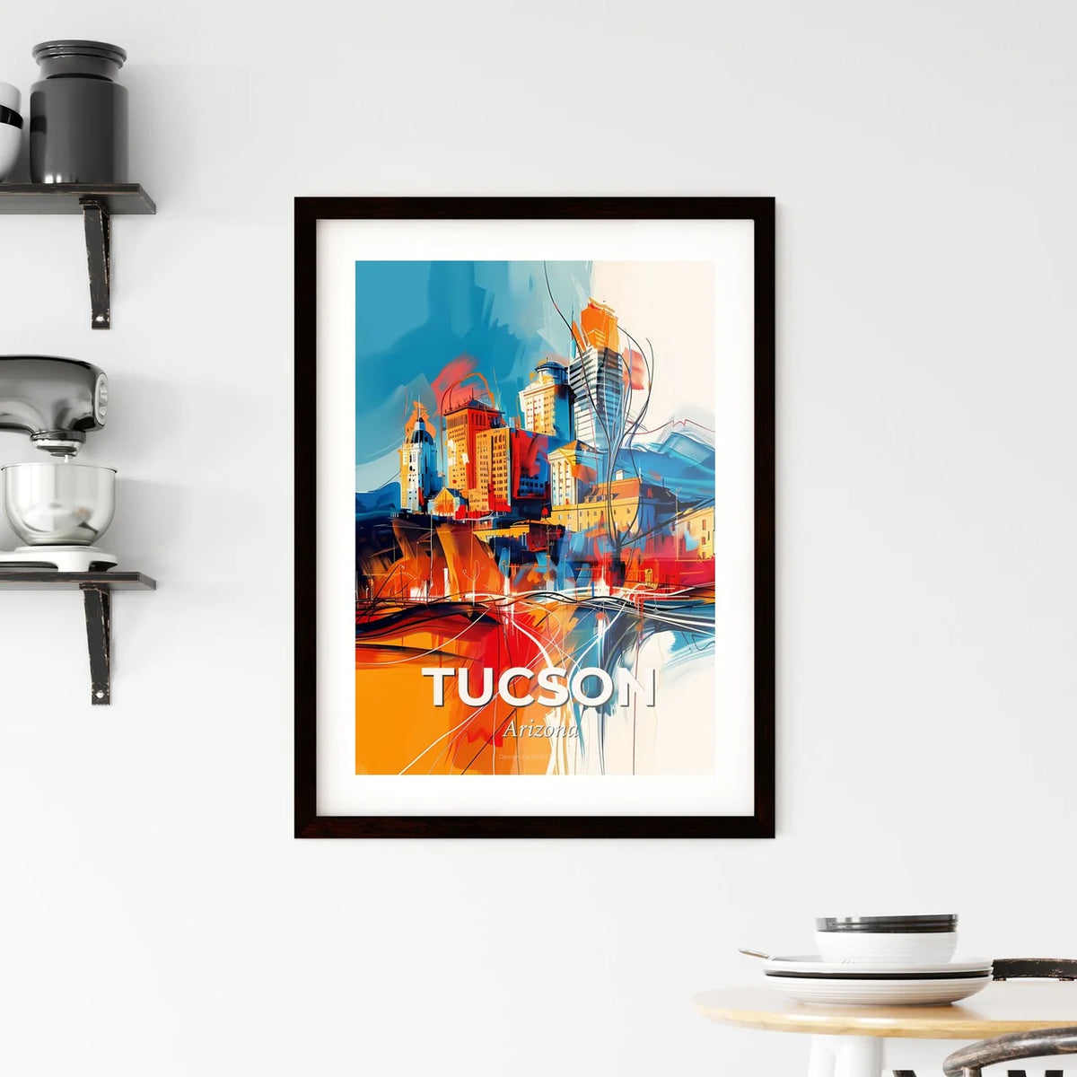Vibrant Tucson, Arizona Framed Print