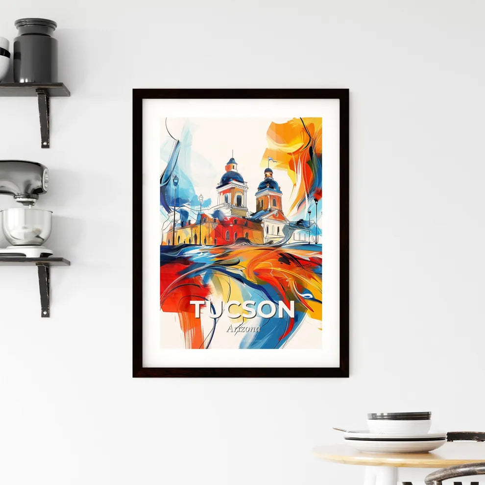 Vibrant Tucson, Arizona Framed Print