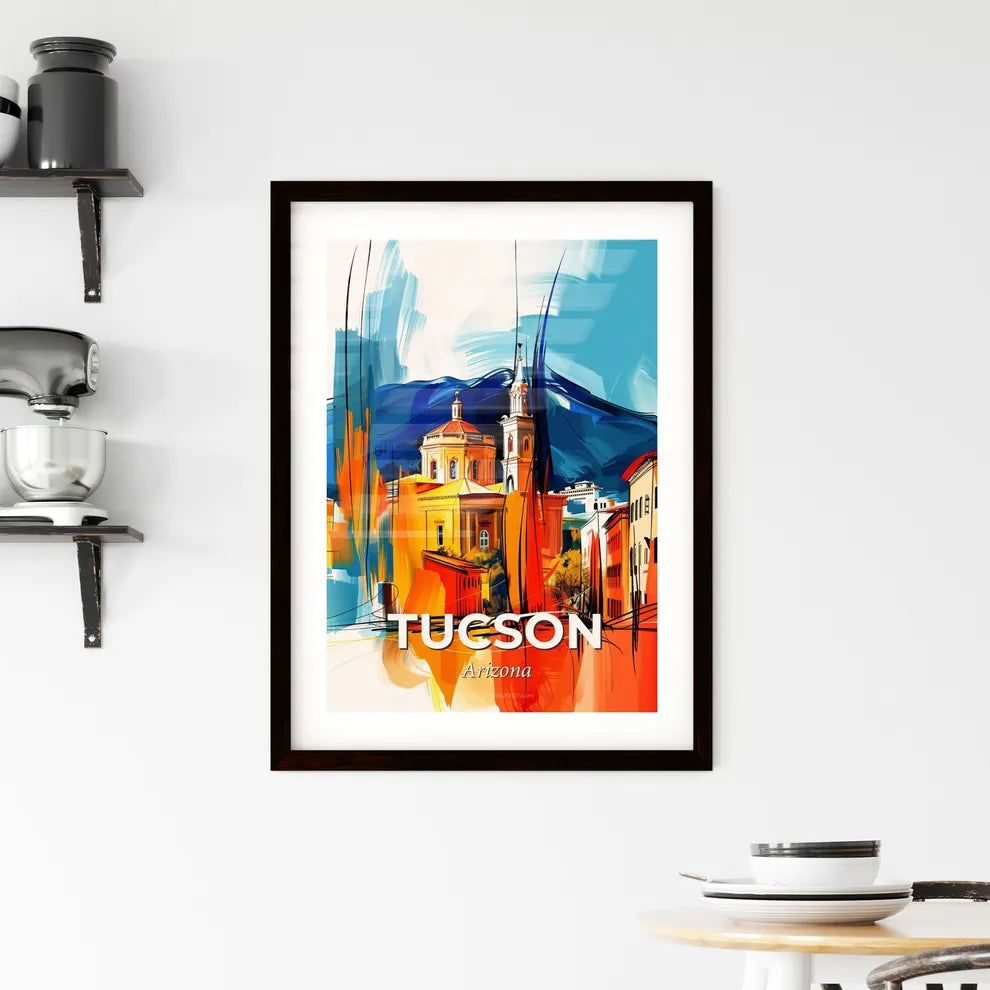 Vibrant Tucson, Arizona Framed Print