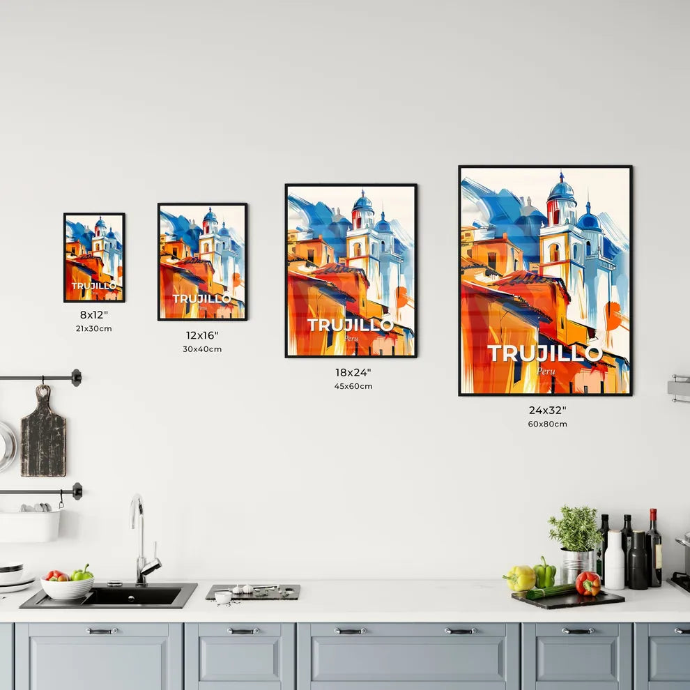 Vibrant Trujillo, Peru Kitchen Art