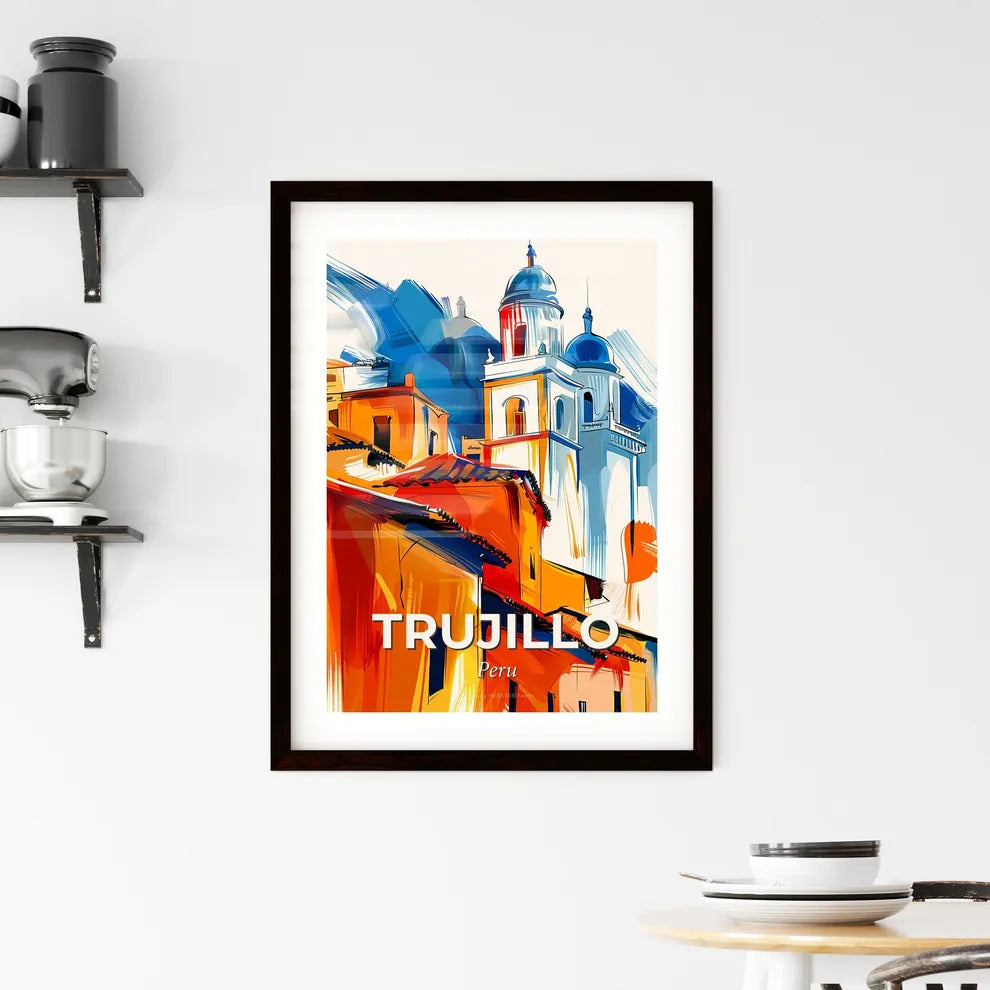 Vibrant Trujillo, Peru Framed Print