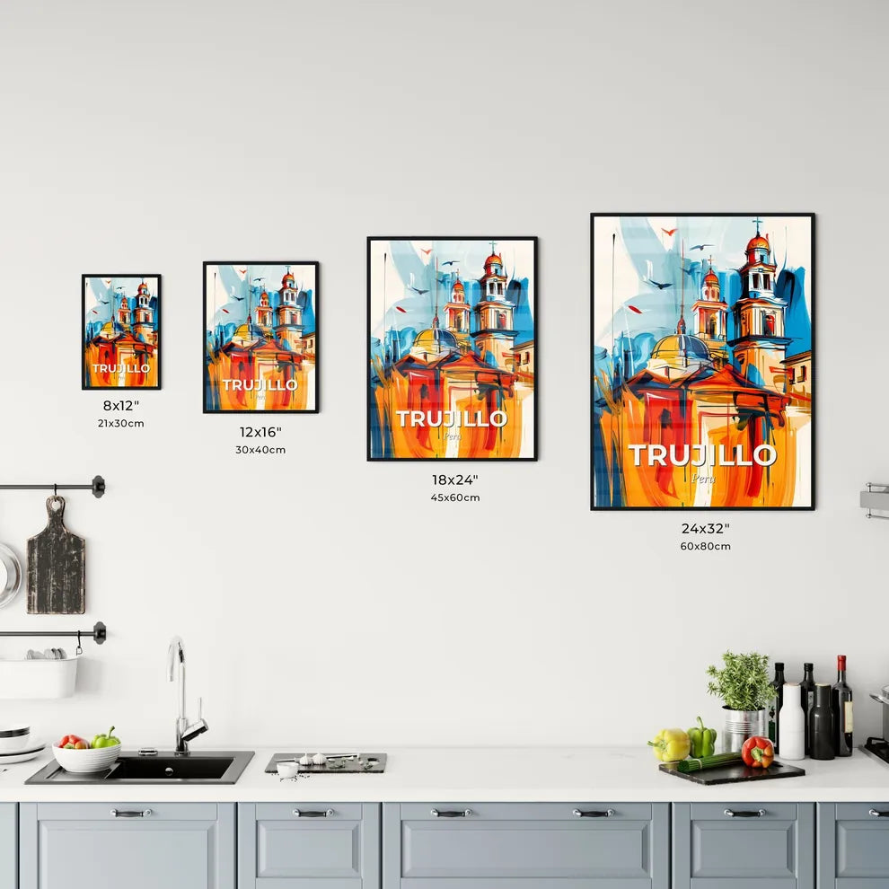 Vibrant Trujillo, Peru Kitchen Art