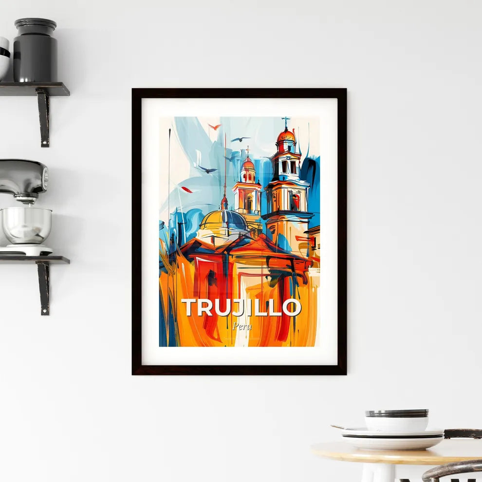 Vibrant Trujillo, Peru Framed Print