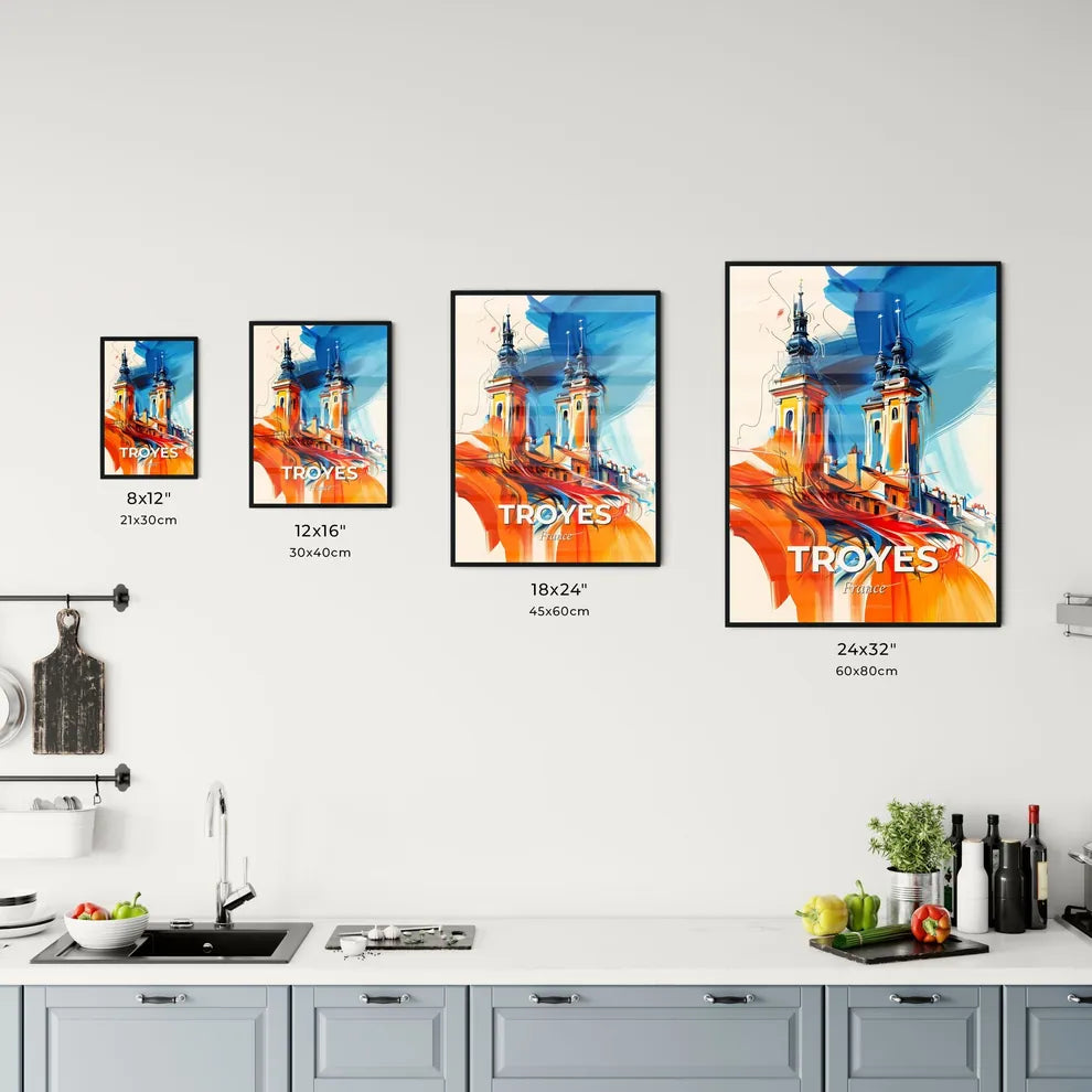 Vibrant Troyes, France Kitchen Art