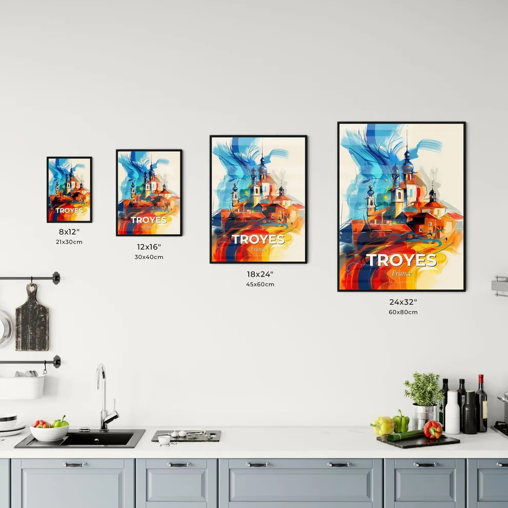 Vibrant Troyes, France Kitchen Art
