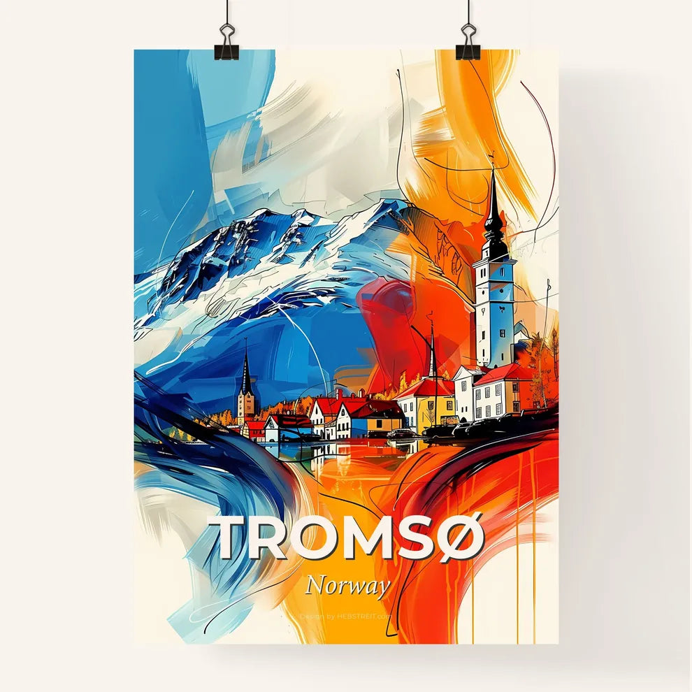 Vibrant Tromsø, Norway Poster