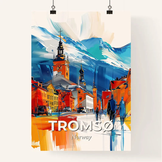 Vibrant Tromsø, Norway Poster