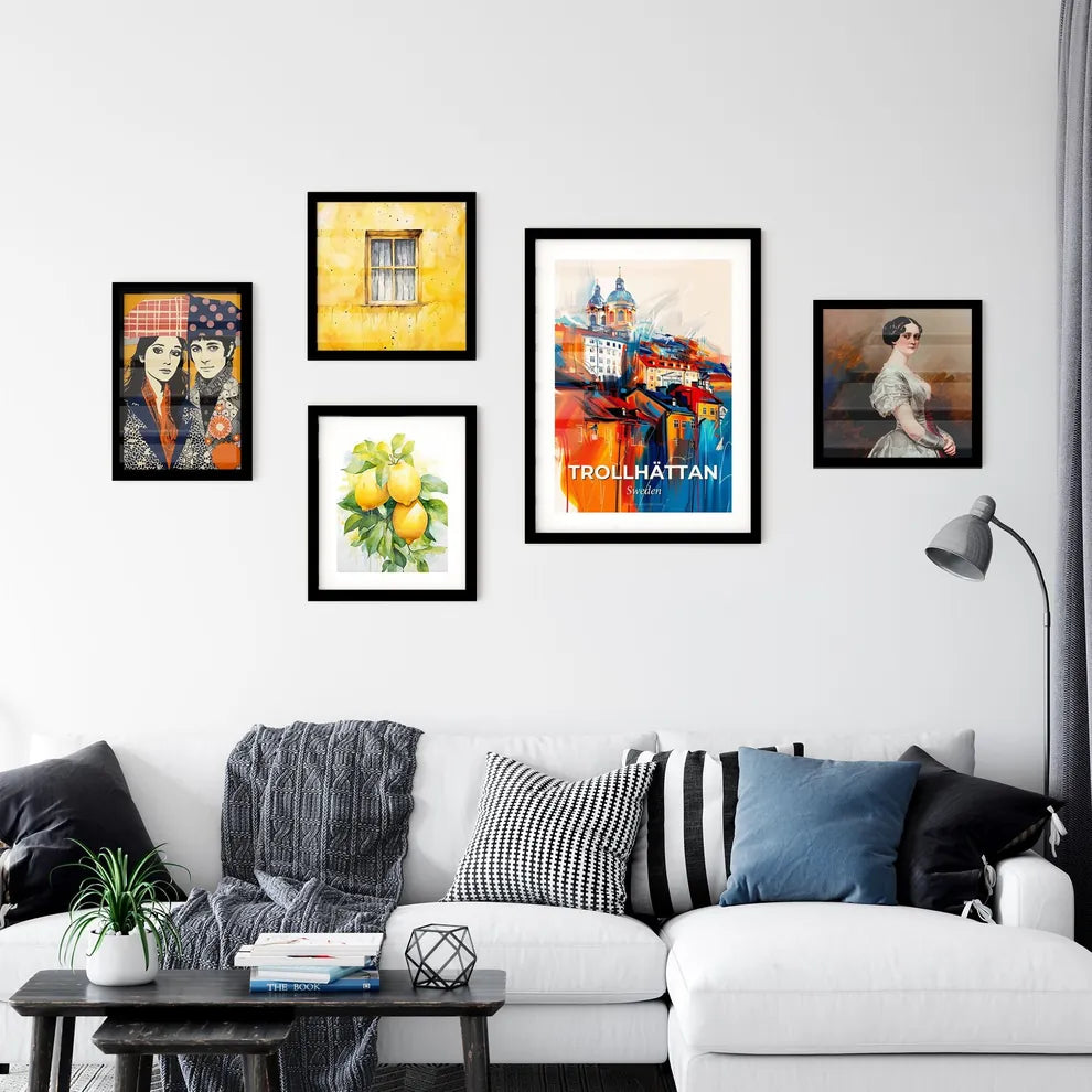Vibrant Trollhättan, Sweden Wall Art Collection