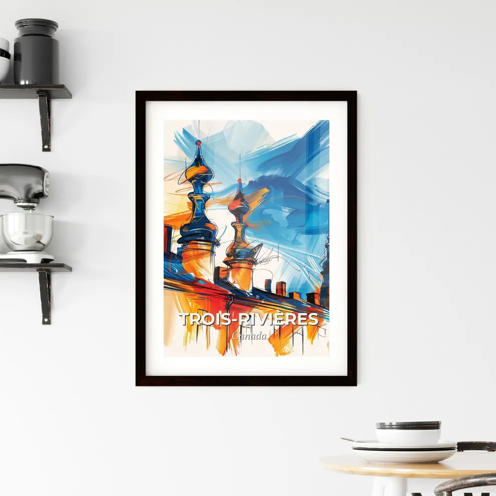 Vibrant Troi Framed Print