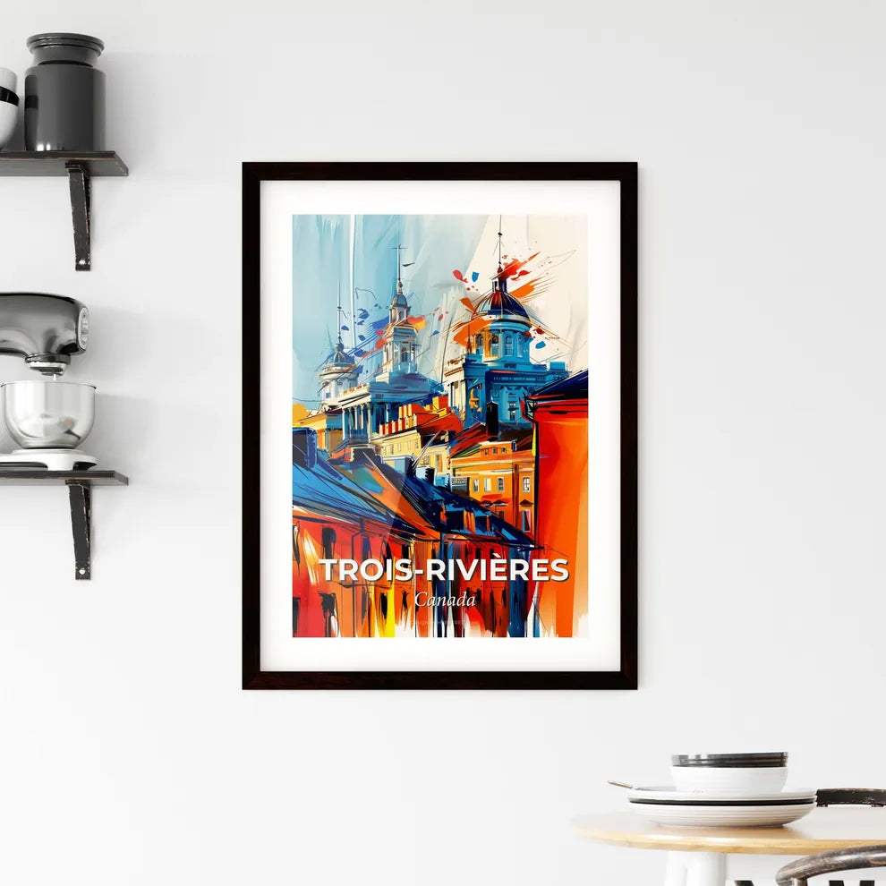 Vibrant Troi Framed Print