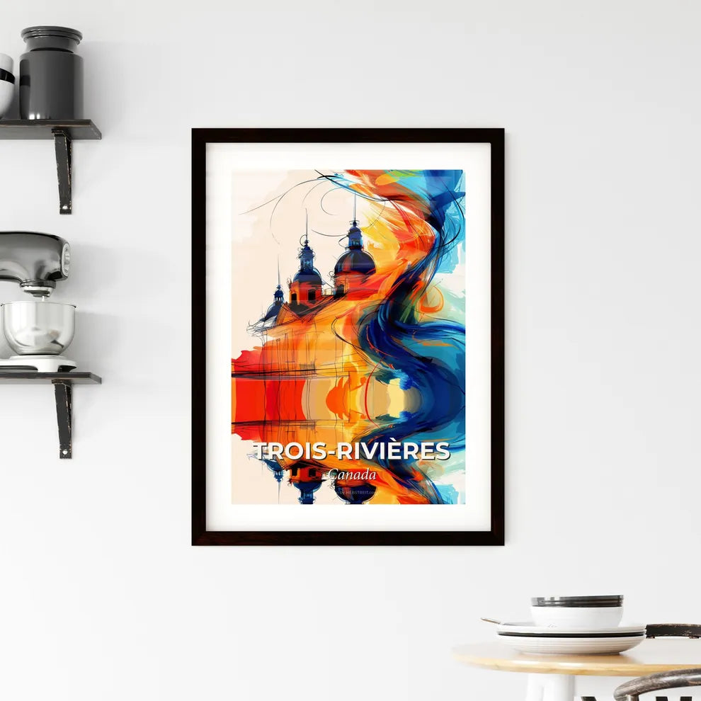 Vibrant Troi Framed Print