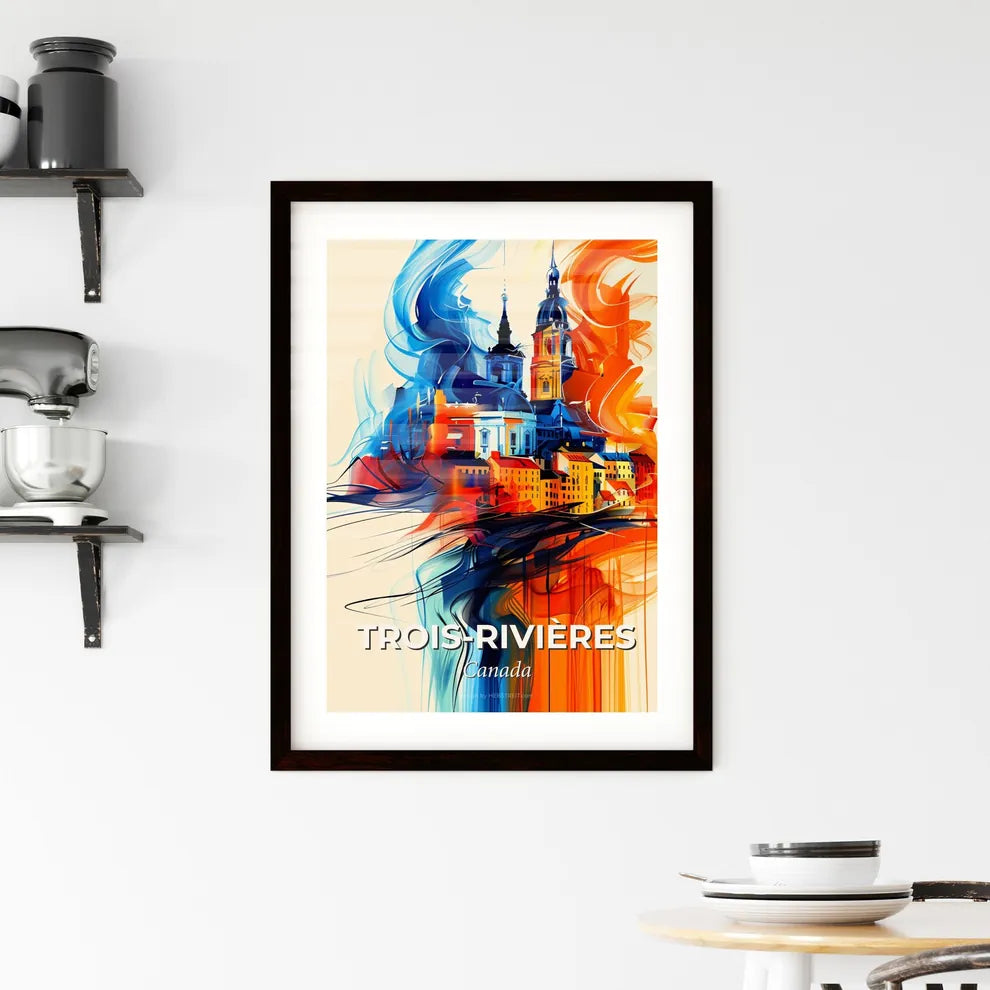 Vibrant Troi Framed Print