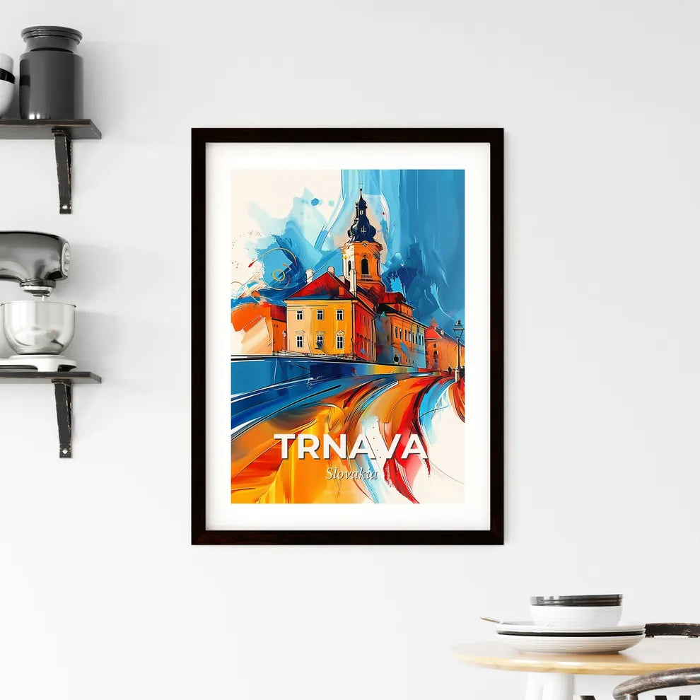 Vibrant Trnava, Slovakia Framed Print