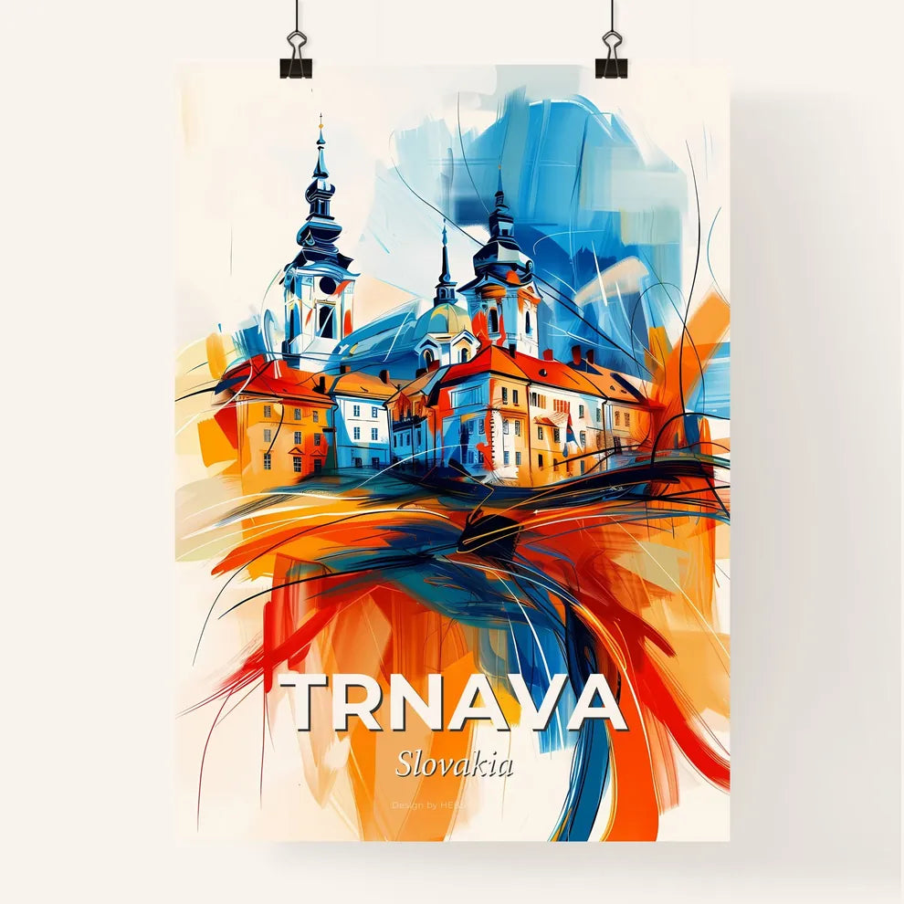 Vibrant Trnava, Slovakia Poster
