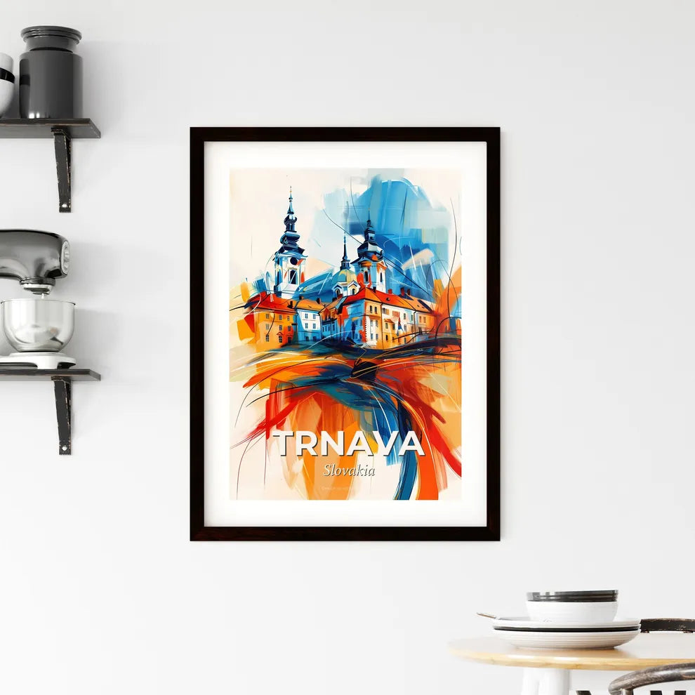 Vibrant Trnava, Slovakia Framed Print