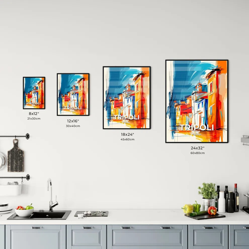 Vibrant Tripoli, Libya Kitchen Art
