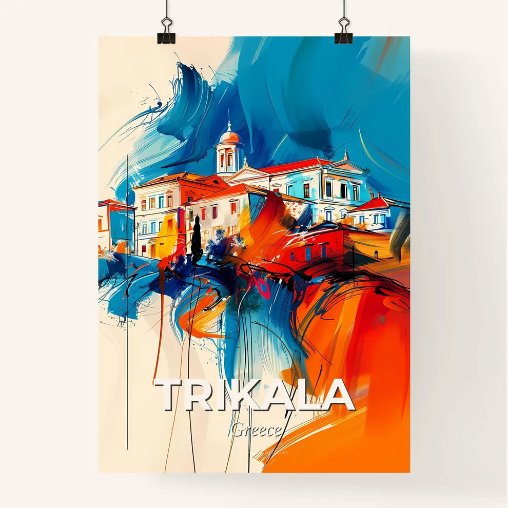 Vibrant Trikala, Greece Poster