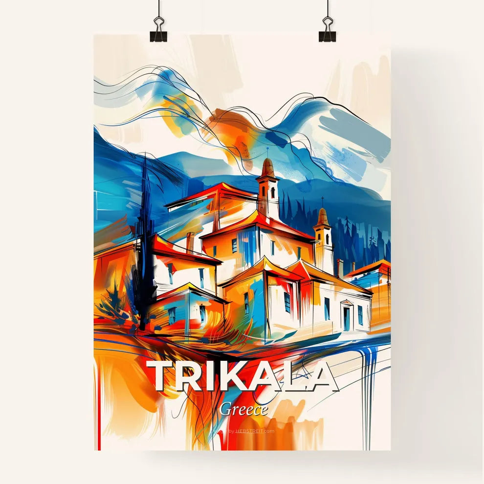 Vibrant Trikala, Greece Poster